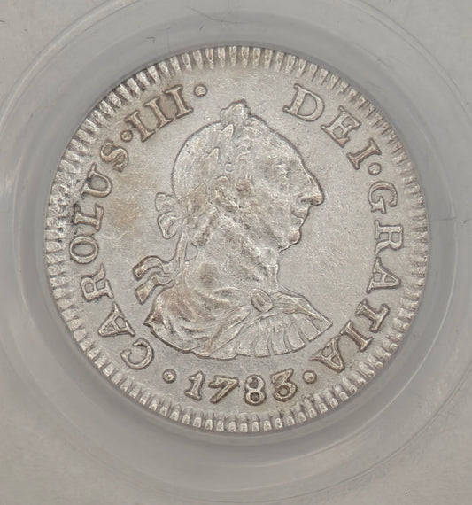 1783- MO El Cazador 1/2 Reale Prime Select PCGS