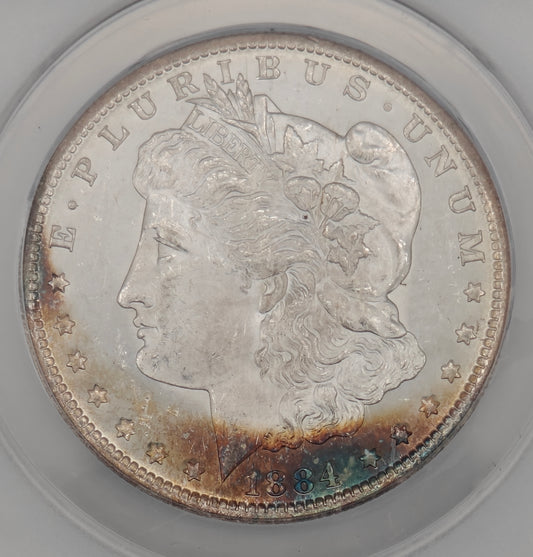 1884-CC Morgan Dollar MS-63 Cameo DMPL ANACS