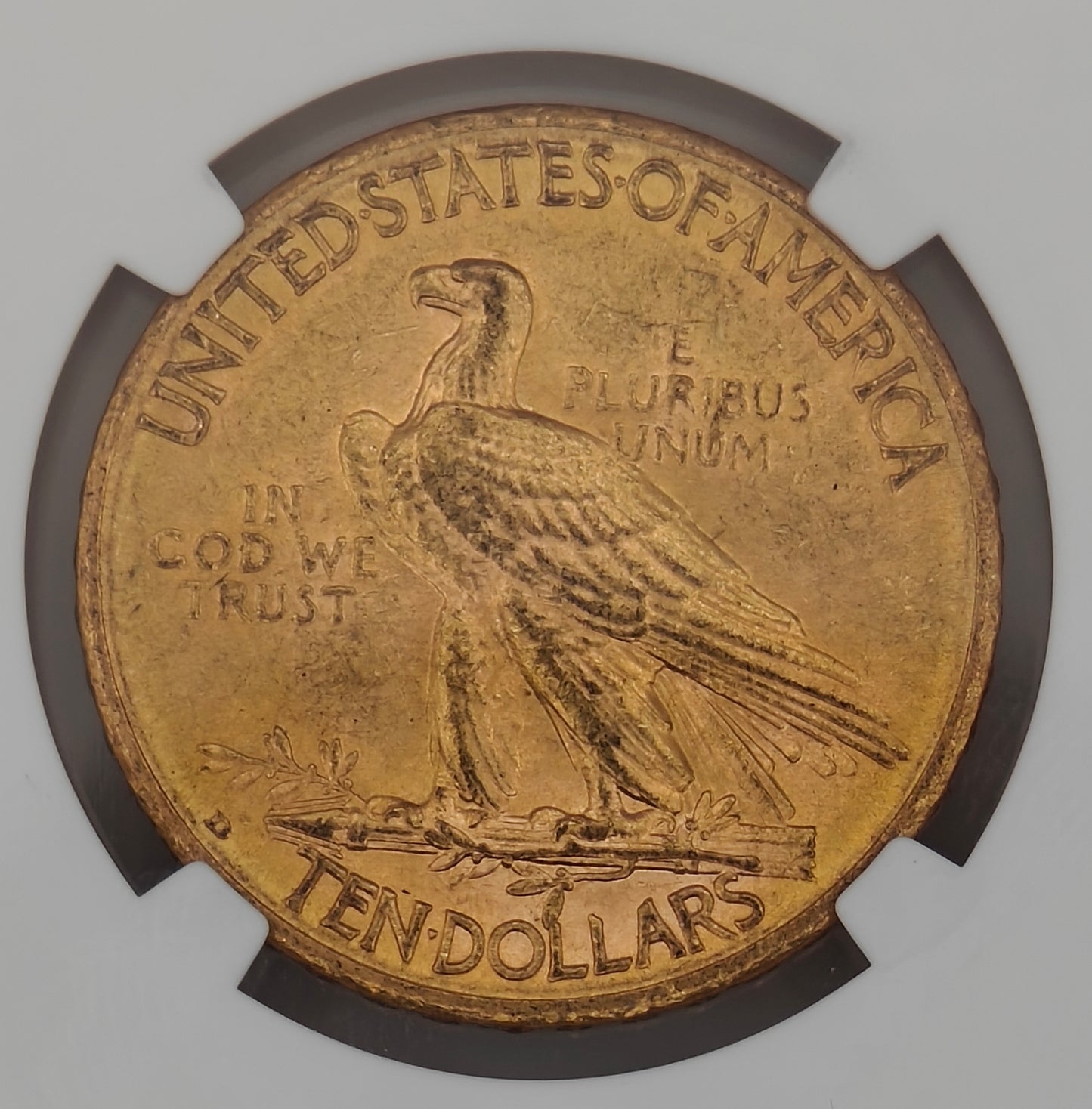 1910-D $10 Gold Indian Eagle MS-61 NGC