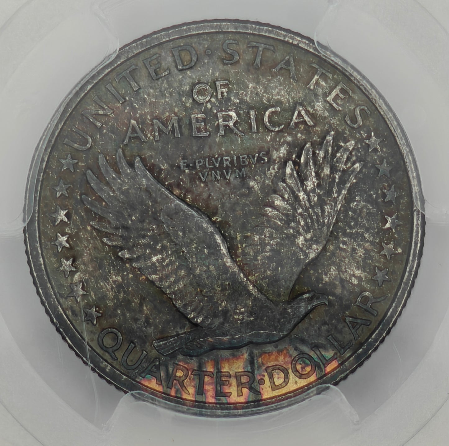 1917-D Standing Liberty Quarter Type-I MS-64 PCGS (Beautiful Toning)