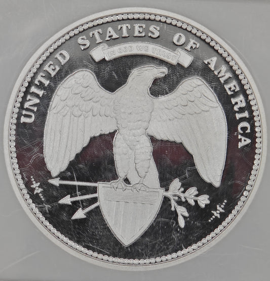 2008 1.5 oz. George T. Morgan $100 Union Proposed Design 1876 Gem PF NGC