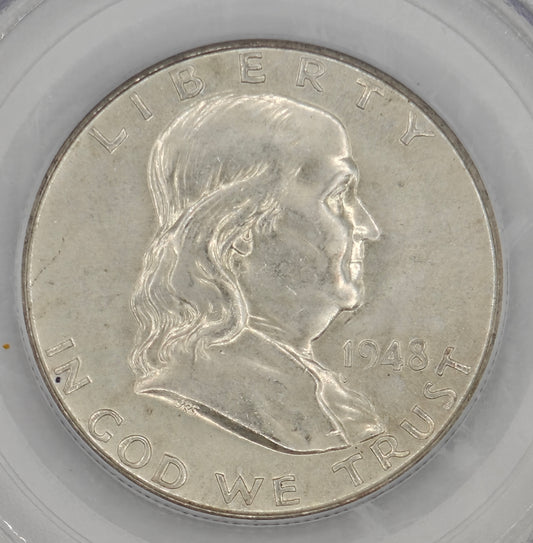 1948 Franklin Half Dollar MS-64 FBL PCGS (Omaha Bank Board)