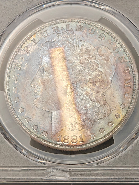1881-S Morgan Dollar MS-67+ PCGS CAC (Beautiful Toning)