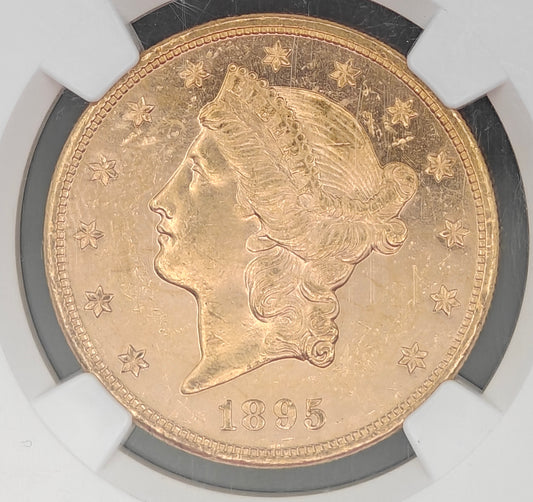 1895 $20 Gold Liberty Double Eagle MS-63 NGC (DPL)
