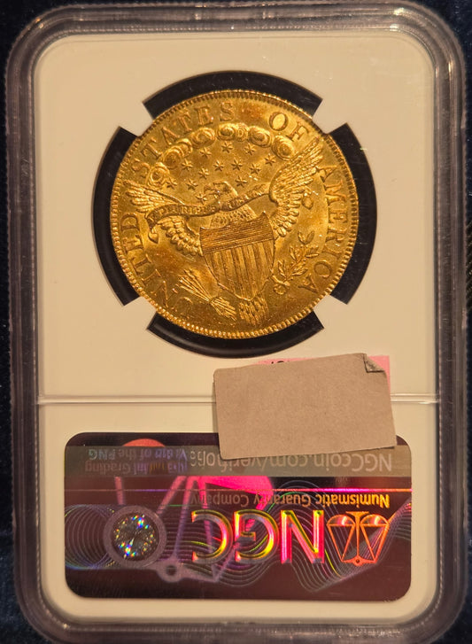 1801 $10 Gold Capped Bust Eagle MS-63+ NGC