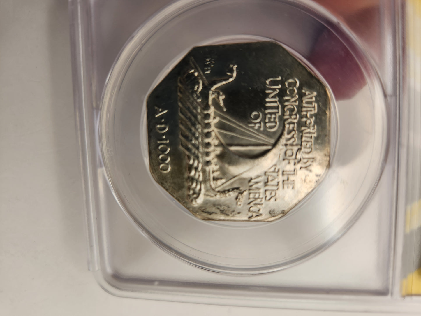 1925 Norse American Medal - Thin AU-58 ANACS