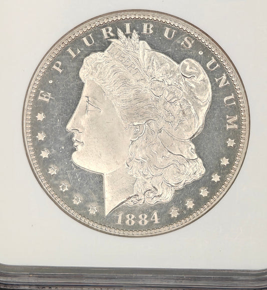1884 Morgan Dollar PF-64 Cameo NGC