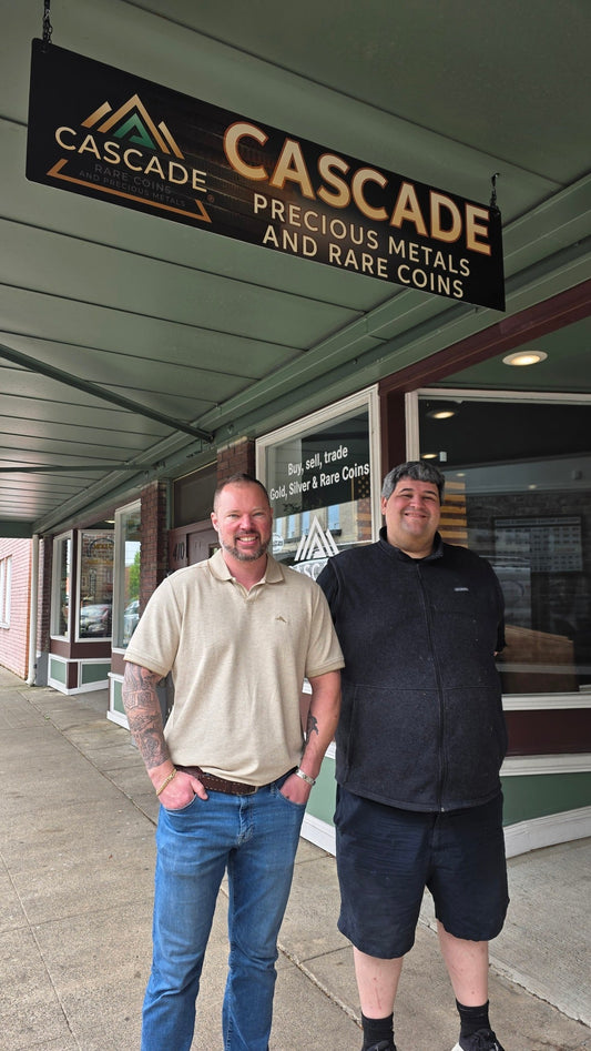 CASCADE RARE COINS TO CELEBRATE GRAND OPENING IN CENTRALIA