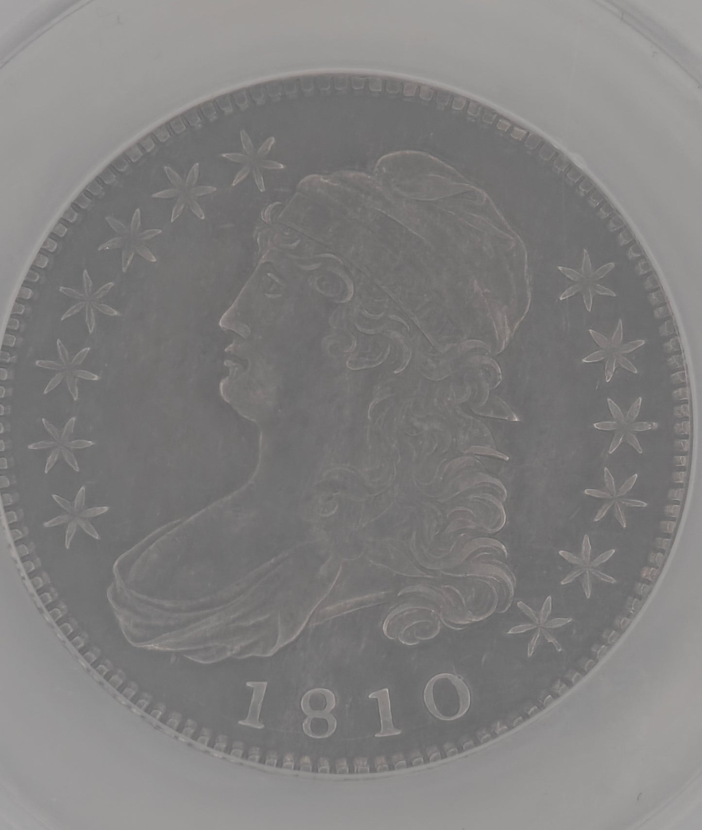1810 Capped Bust Half Dollar XF-45 ANCS