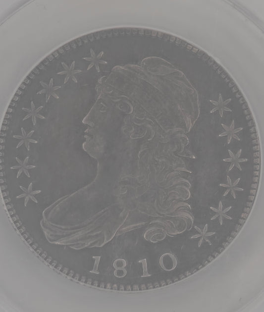 1810 Capped Bust Half Dollar XF-45 ANCS