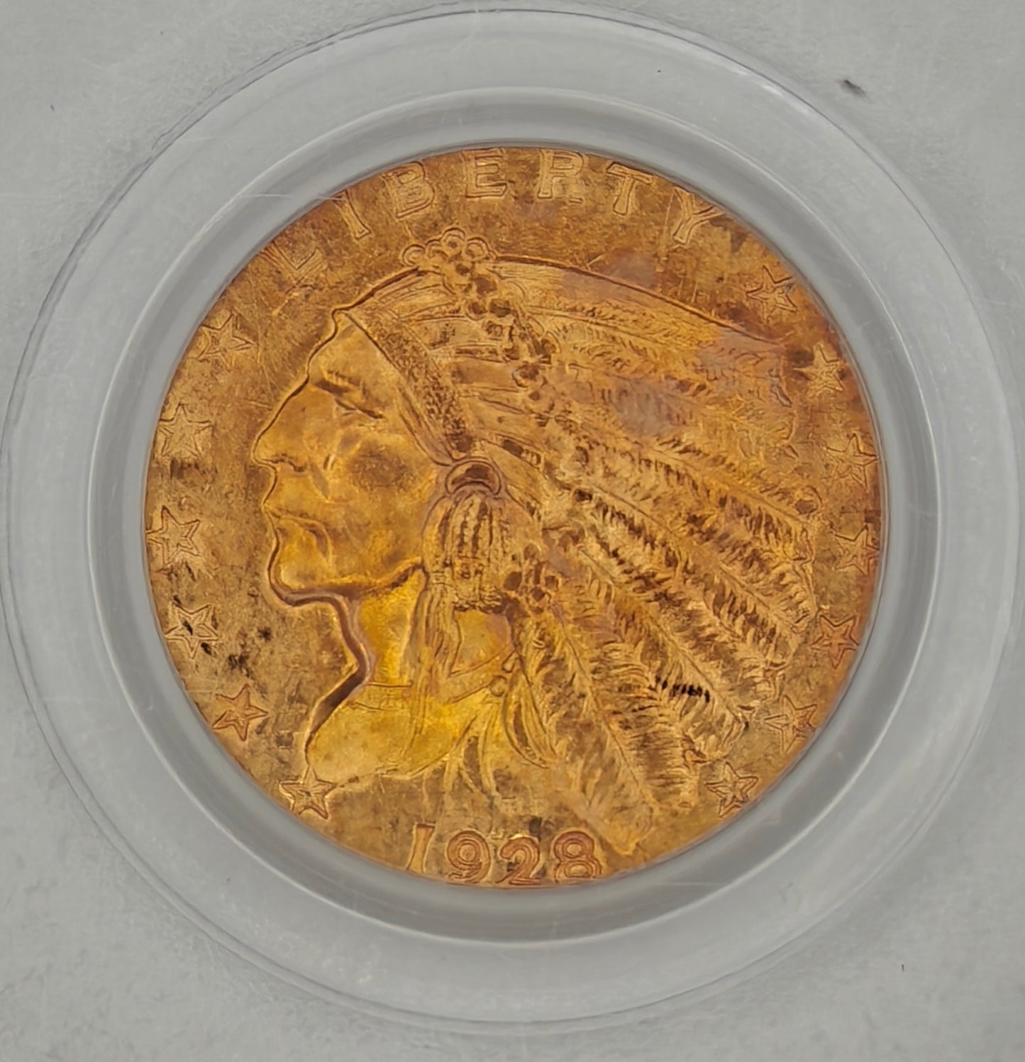 1928 $2.50 Gold Indian Quarter Eagle MS-63 PCGS