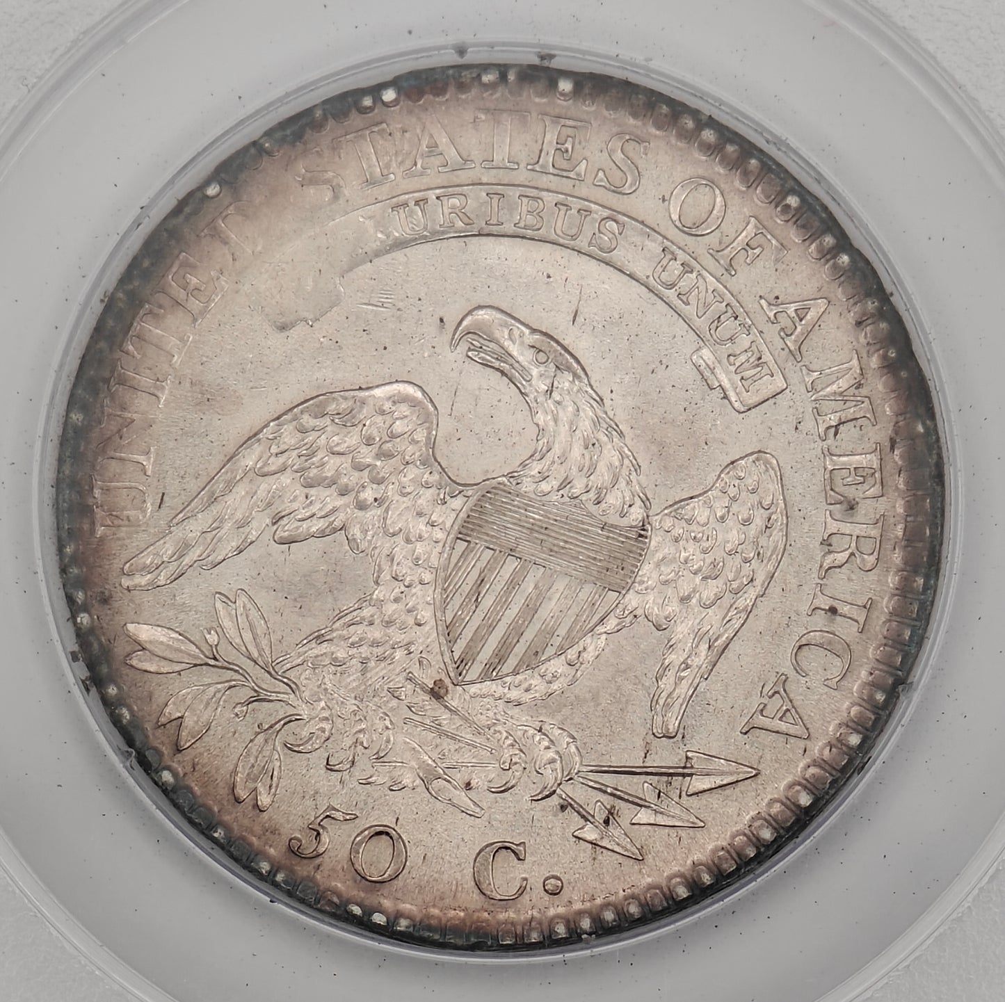 1813 Capped Bust Half Dollar MS-61 PCGS (Rattler)