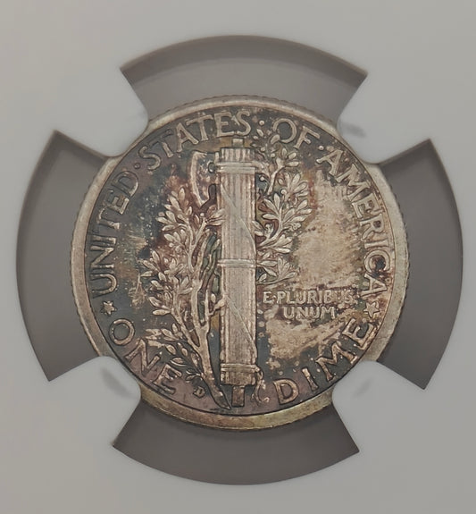 1916-D Mercury Dime AU-53 NGC