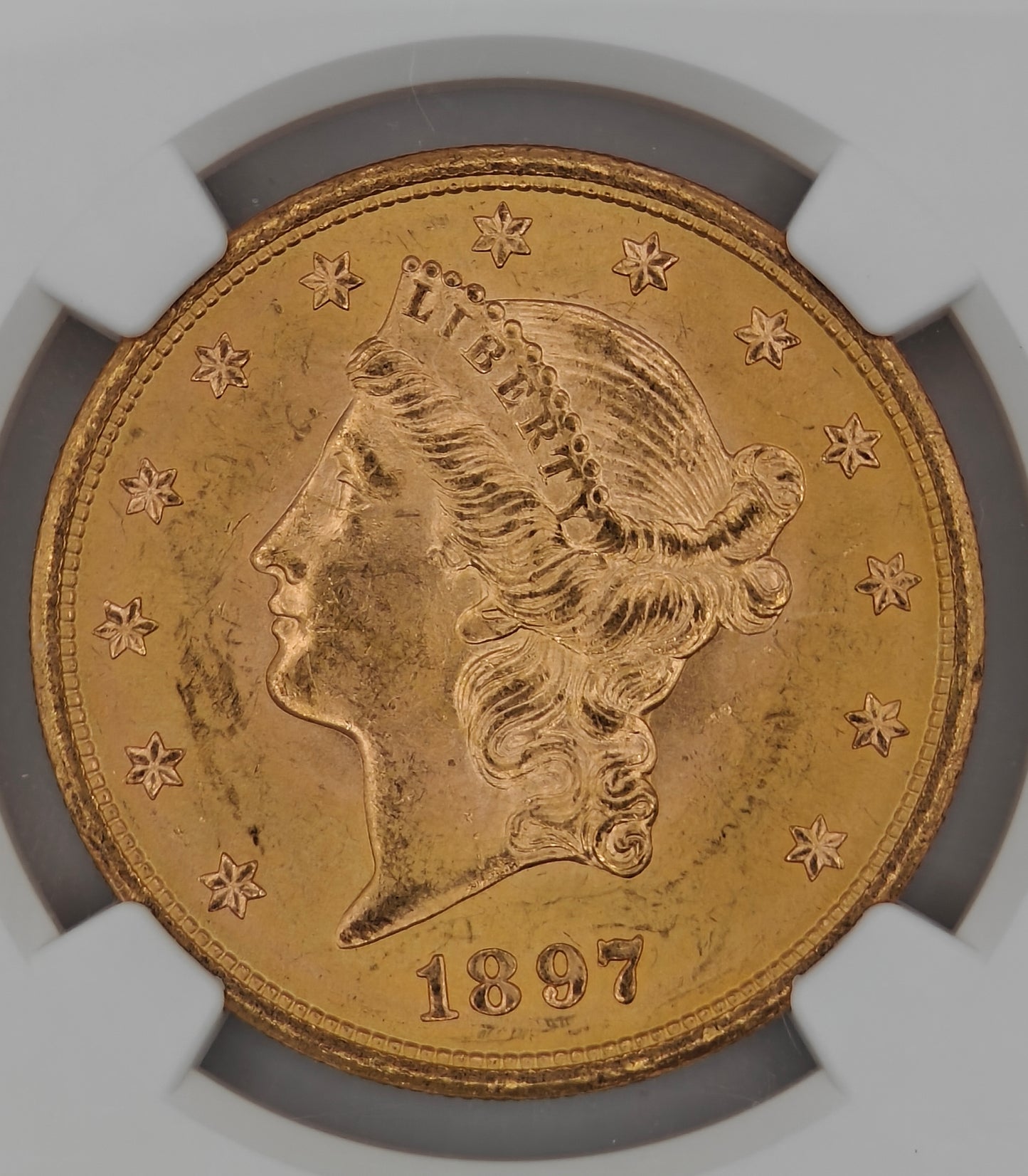 1897-S Gold Liberty Double Eagle MS-64 NGC