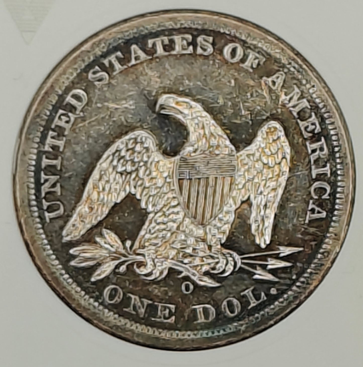 1860-O Liberty Seated Dollar MS-60 (PL) NGC