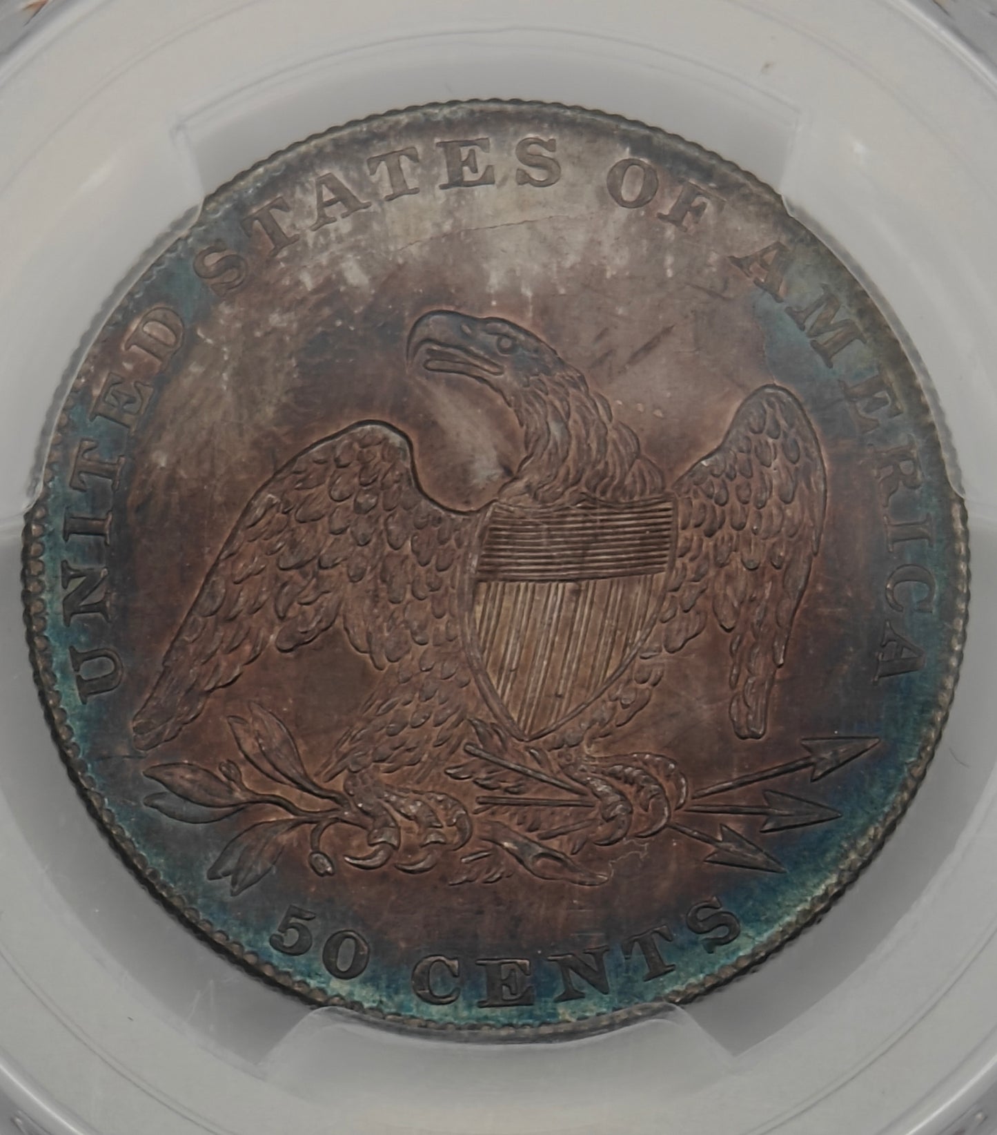 1837 Reeded Edge Half Dollar MS-63 PCGS