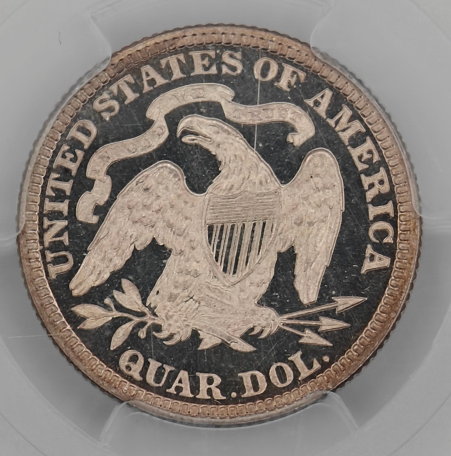 1889 Liberty Seated Quarter PR-66 Cameo PCGS CAC