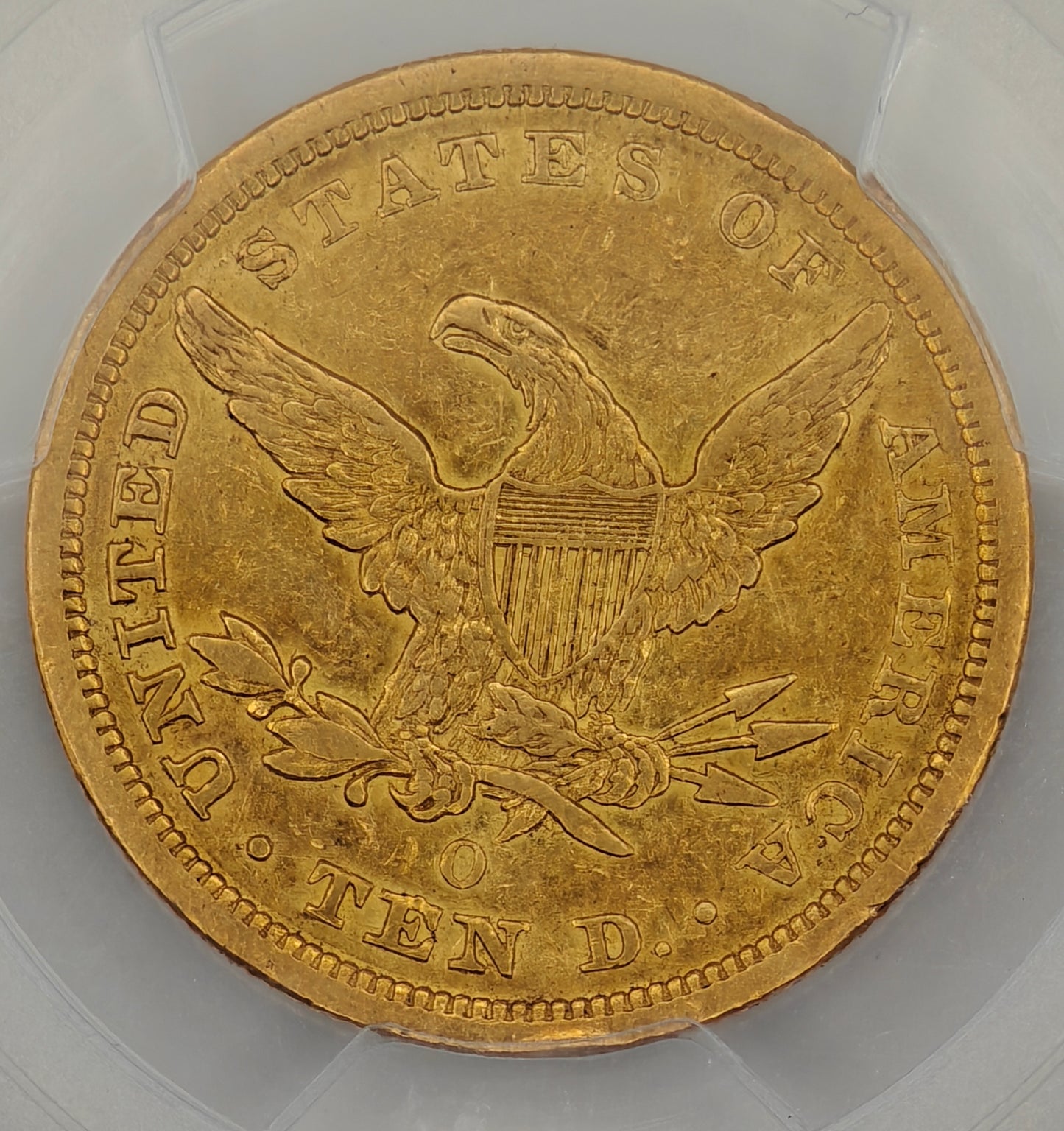 1843-O $10 Gold Liberty Eagle VF-35 PCGS