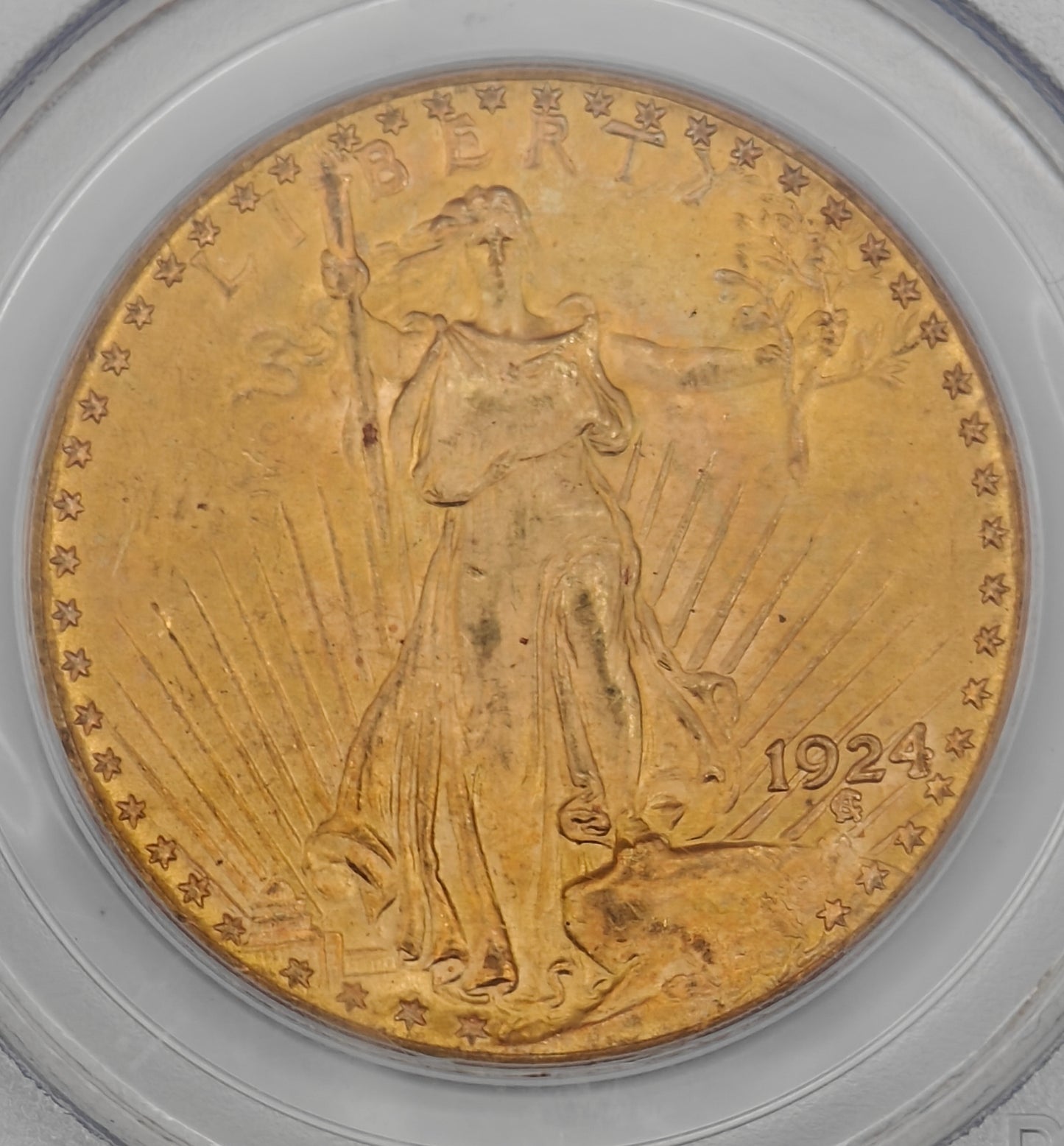 1924 $20 Gold St. Gauden's Double Eagle MS-66 PCGS
