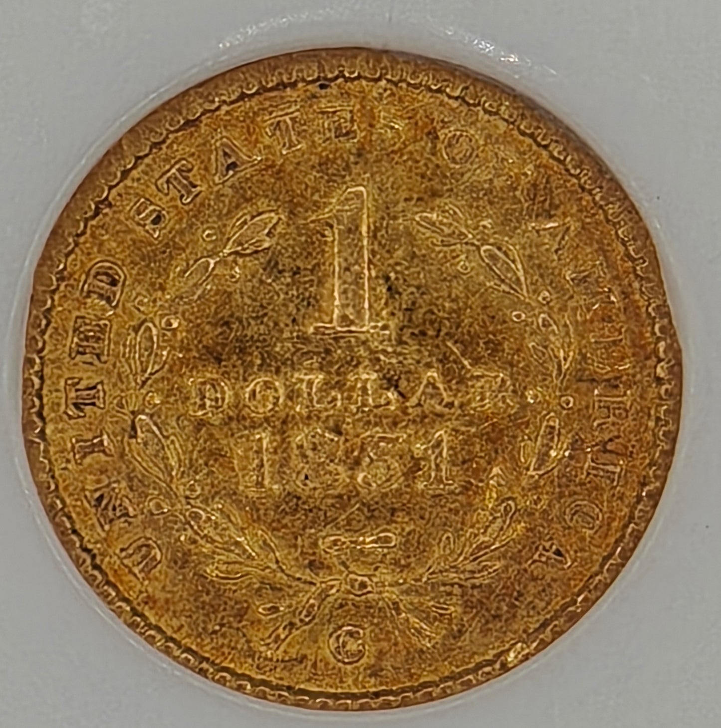 1851-C $1 Gold Liberty Head XF-45 NGC