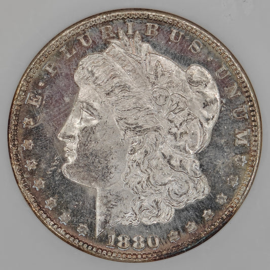 1880-S Morgan Dollar MS-61 PL NGC