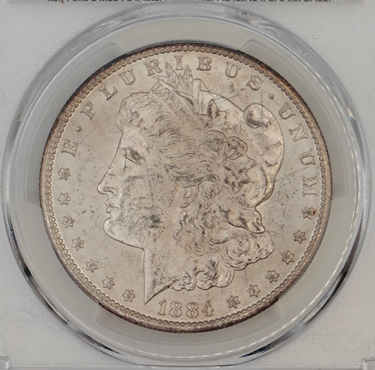 1884-CC Morgan Dollar MS-63 PCGS