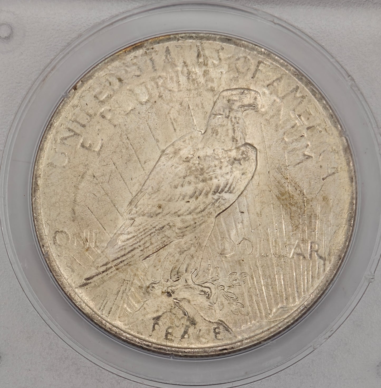 1922 Peace Dollar MS-63 PCGS (Rattler)