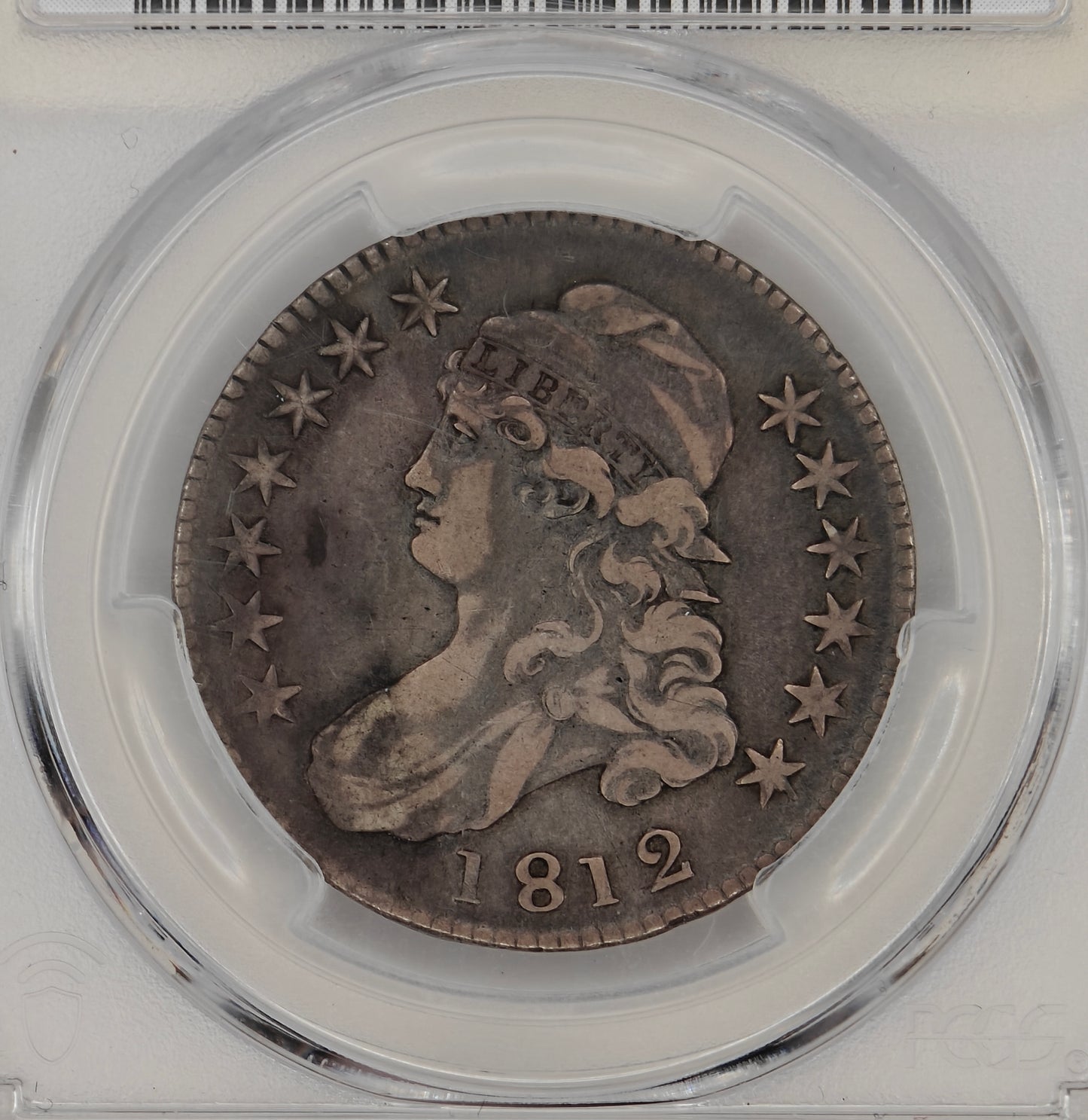 1812 Capped Bust Half Dollar VF-30 PCGS (Overton 110)