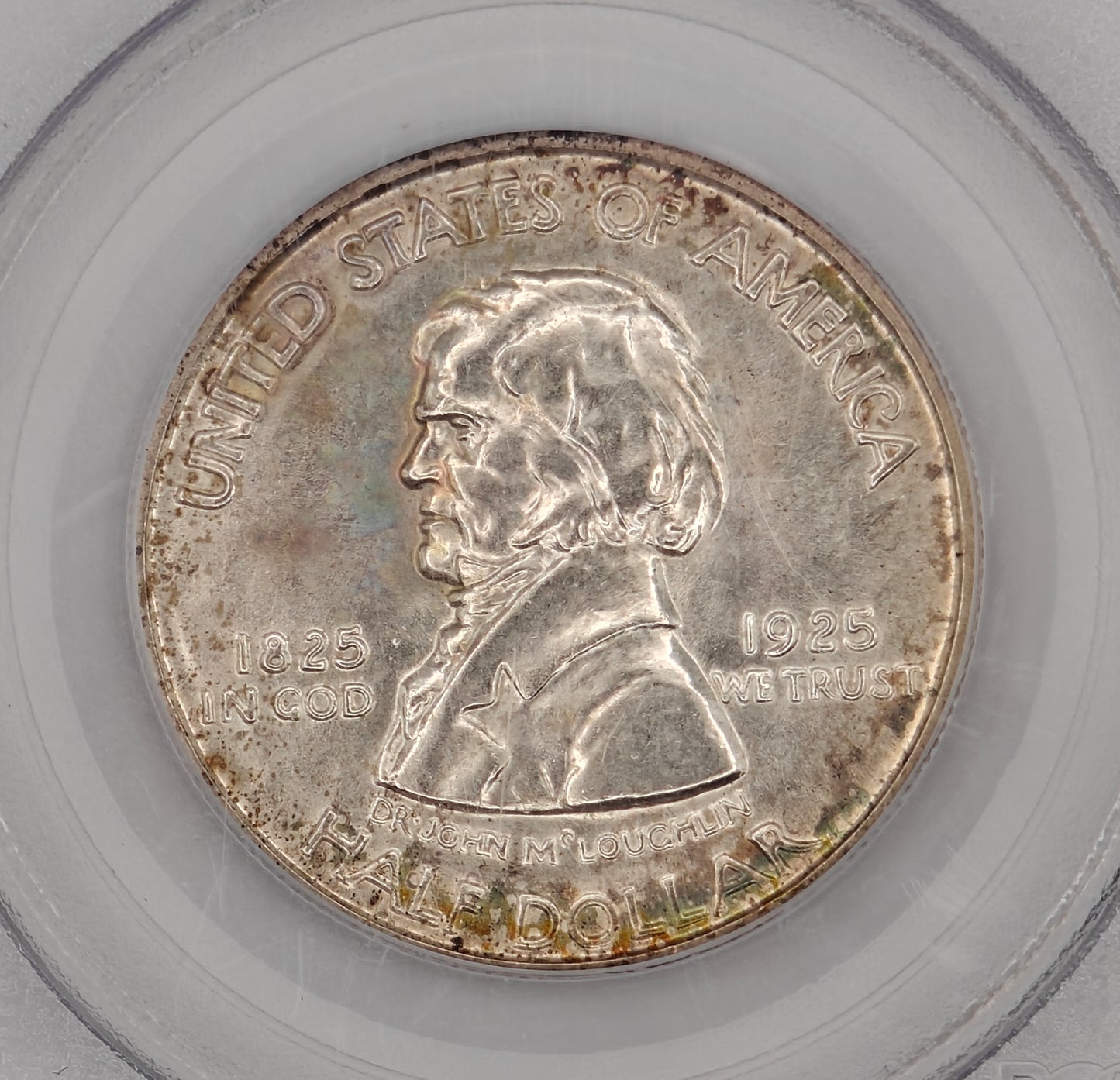 1925 Fort Vancouver Commemorative Half Dollar MS-62 PCGS (OGH)