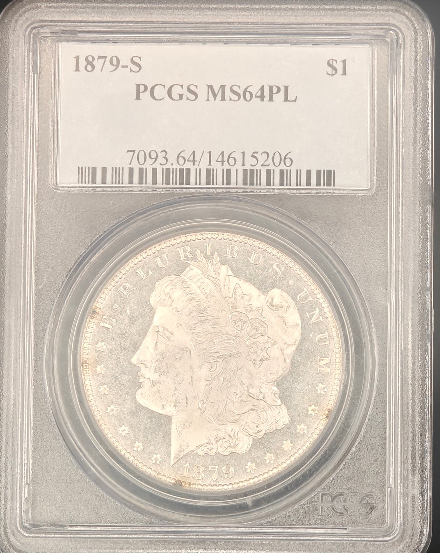1879-S Morgan Dollar MS-64 PL PCGS