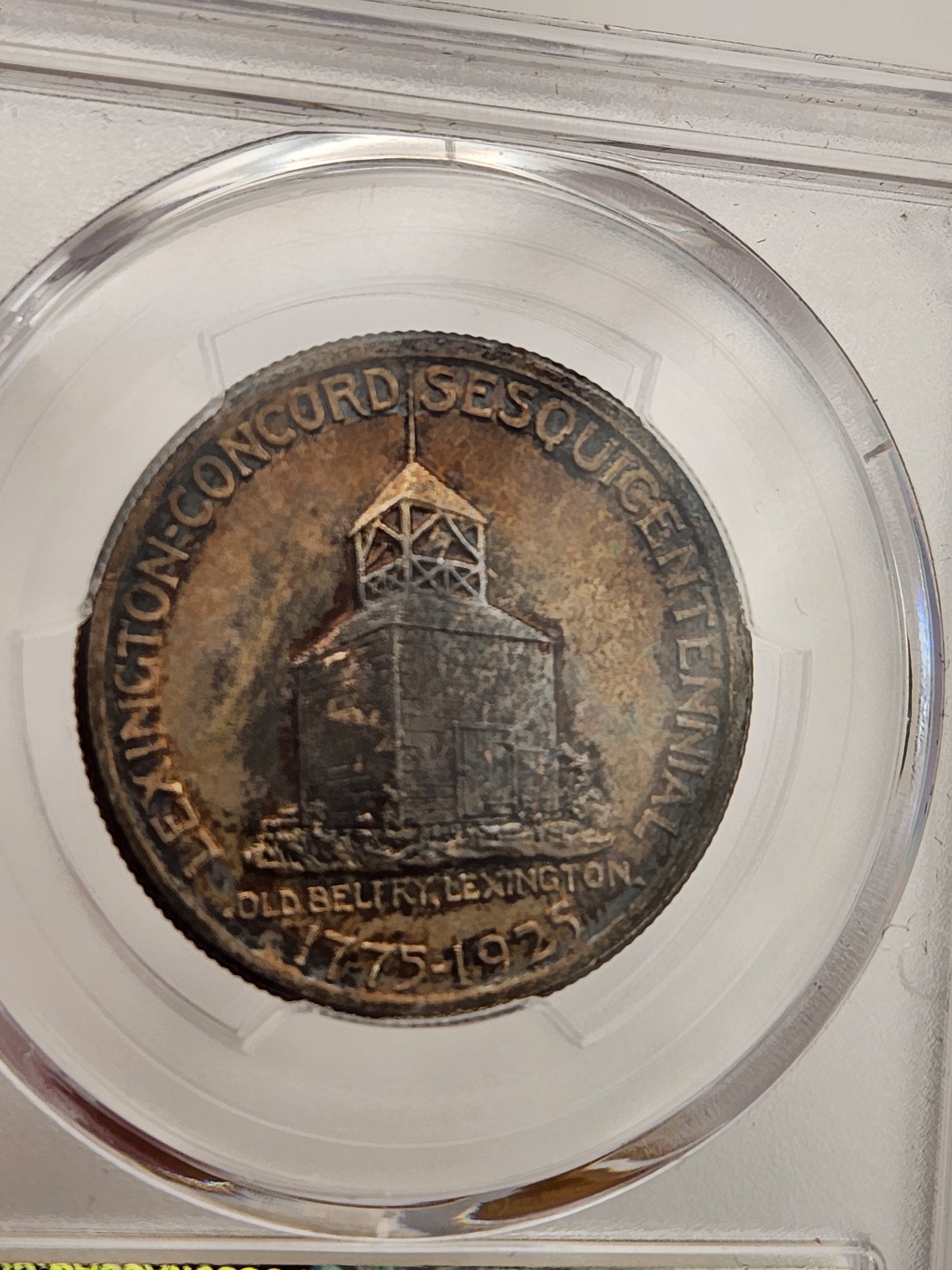 1925 Lexington Commemorative Half Dollar MS-64 PCGS (Toned)