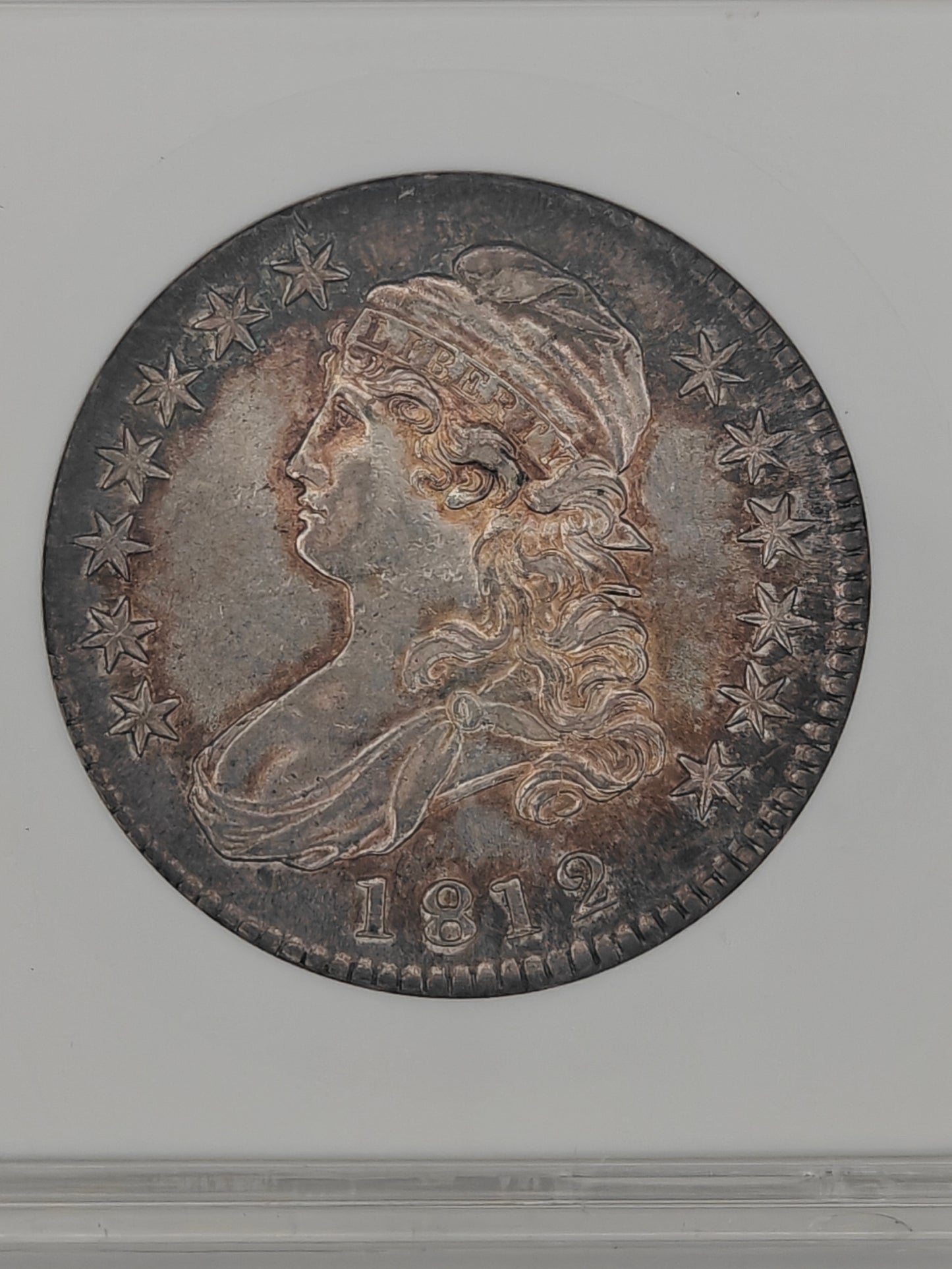 1812 Capped Bust Half Dollar AU-55 ANACS