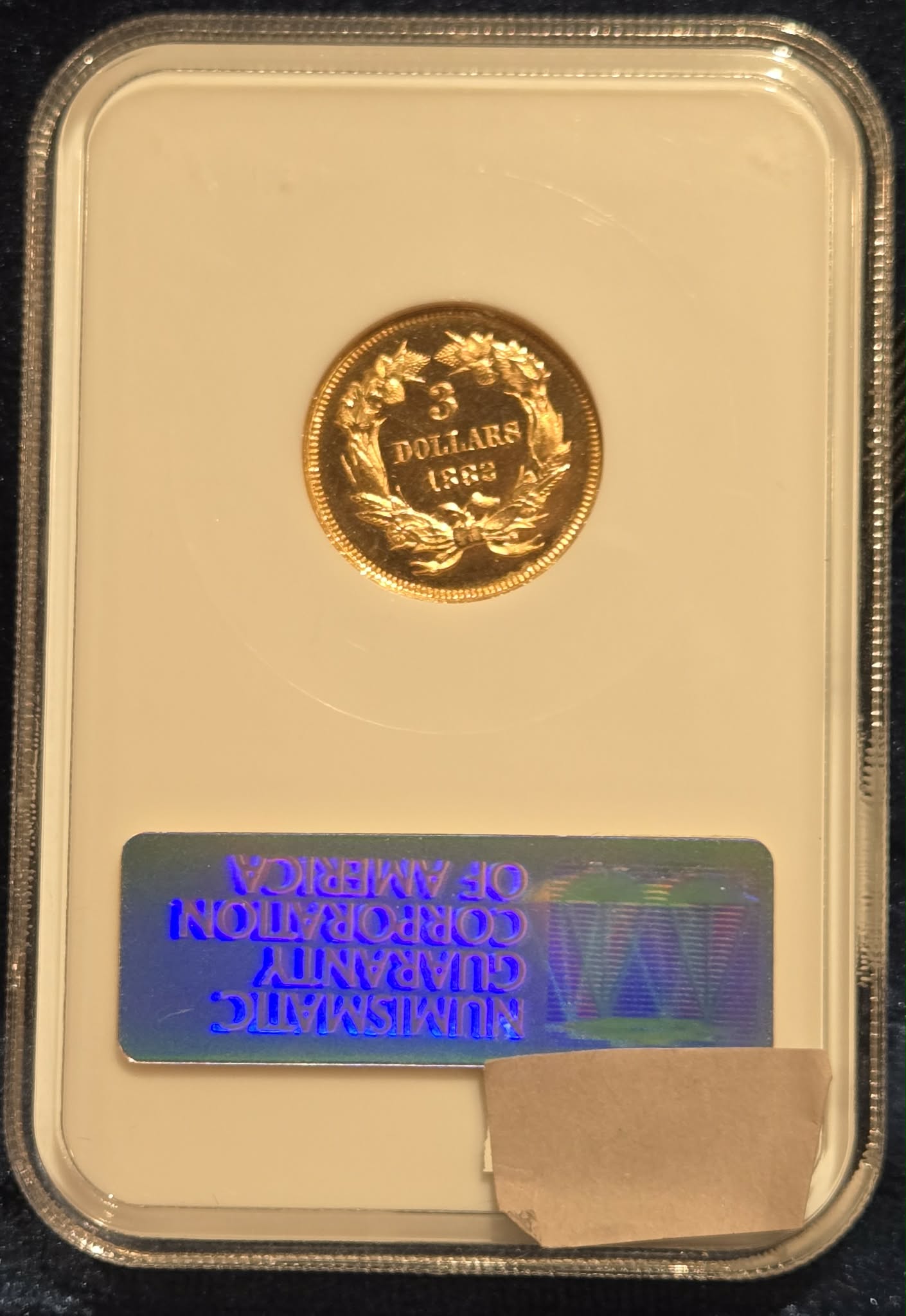 1882 $3 Gold Princess PF-64 NGC CAC