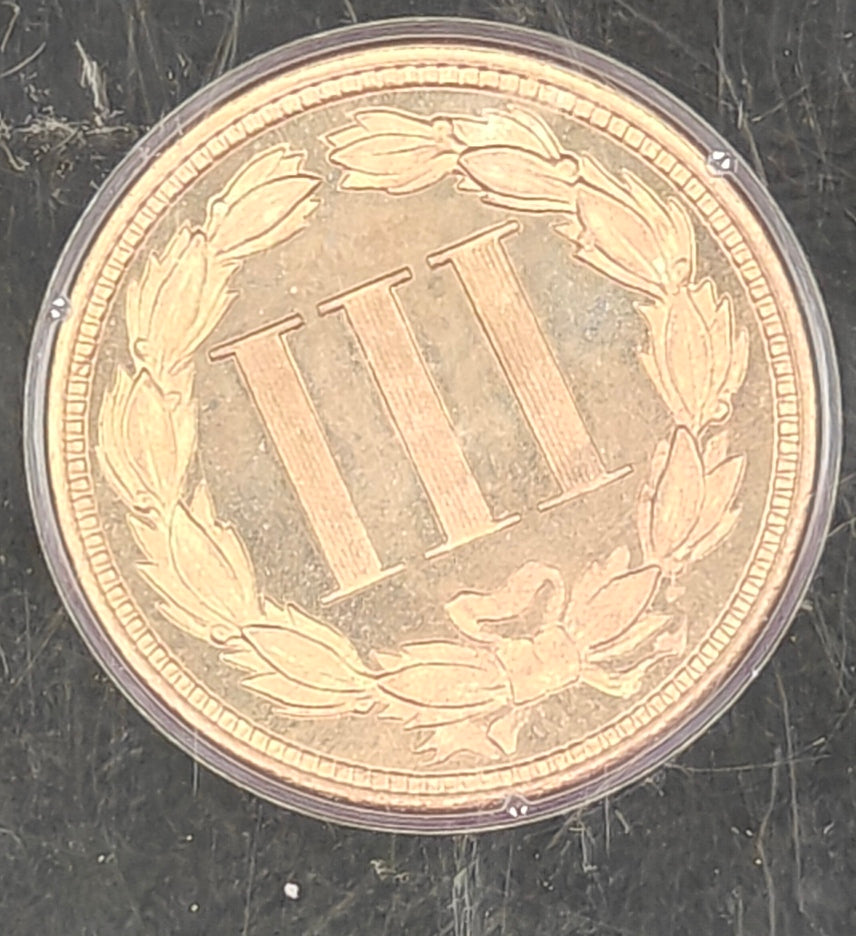 1882 Three Cent Nickel PR-65 PCGS (Rattler)