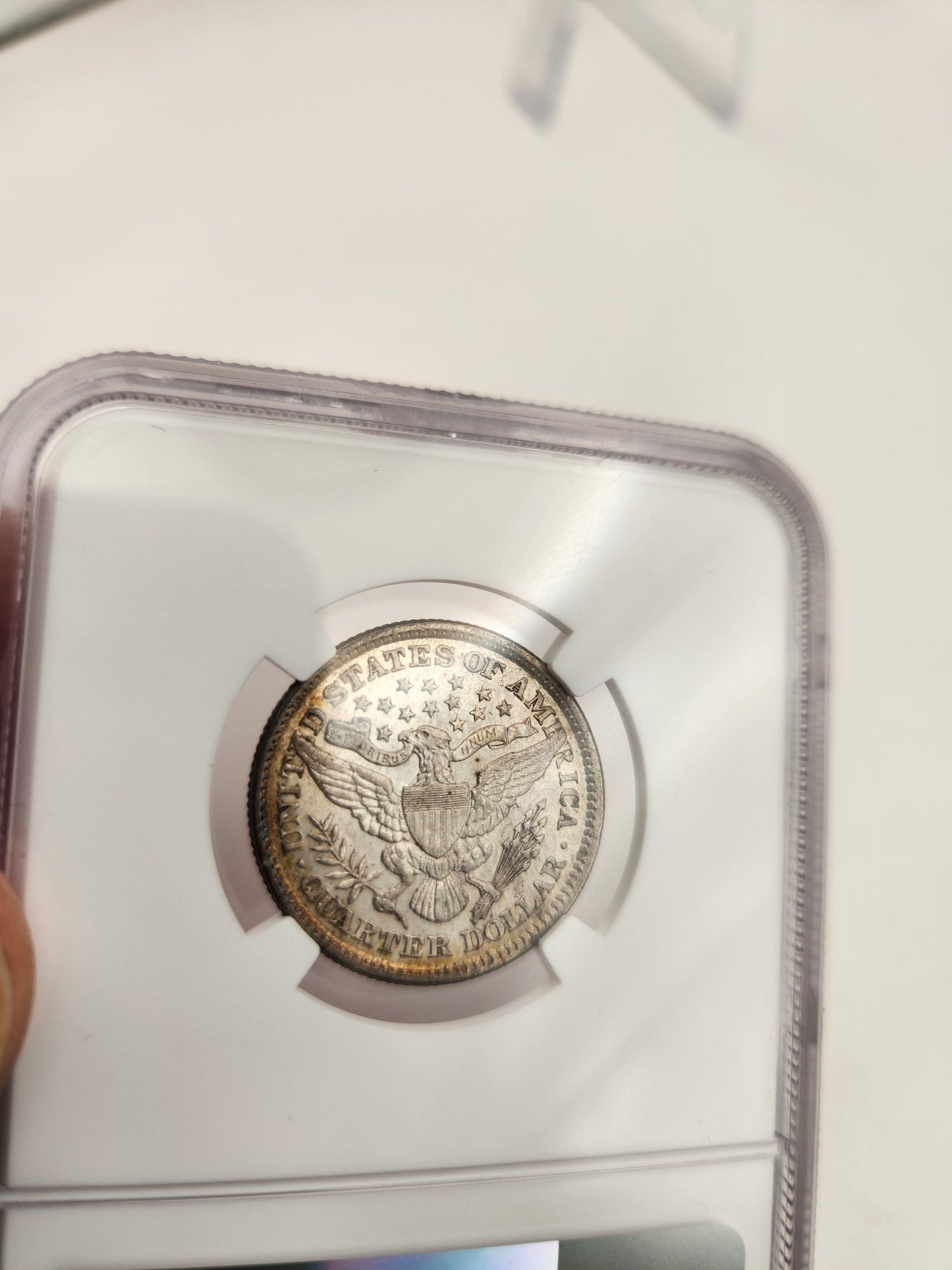 1898 Barber Quarter AU-55 NGC (Toned)