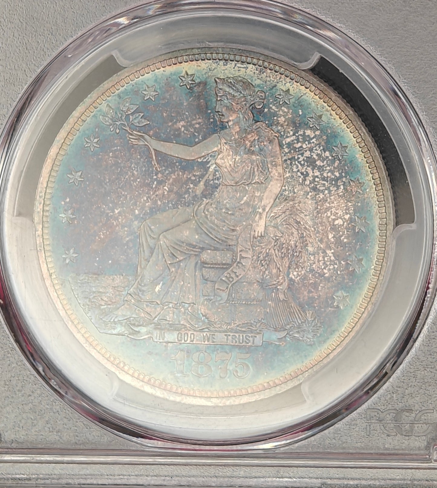 1875 Trade Dollar PR-65+ Cameo PCGS CAC