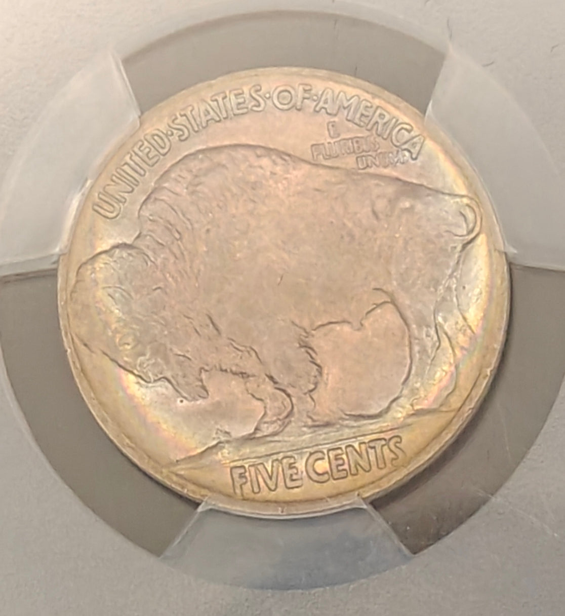 1913 Buffalo Nickel Type 1 MS-64 PCGS CAC (Beautiful Toning)