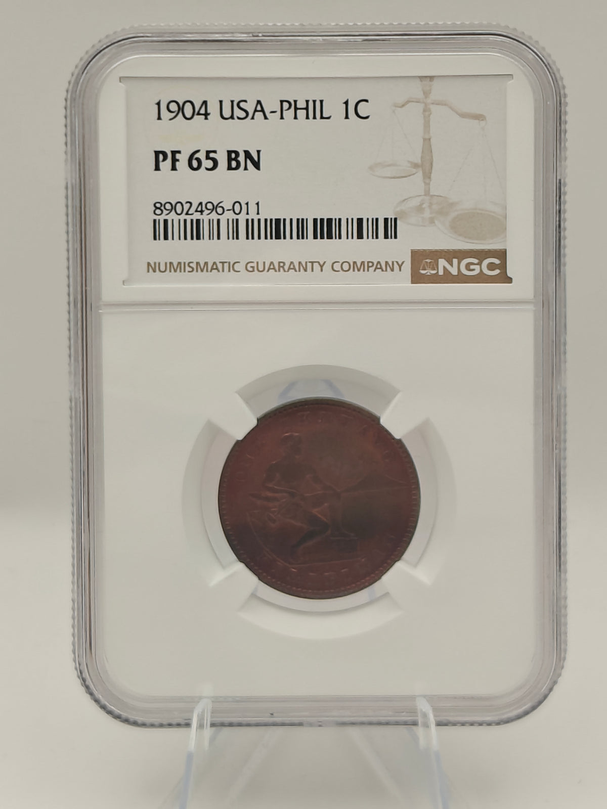 1904 Philippines Proof Set 7 Coins PF-58-PF66 NGC