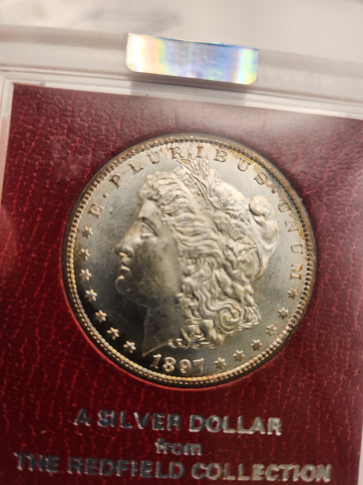 1897-S Morgan Dollar MS-65 NGC (Redfield Hoard, Beautiful Toning)