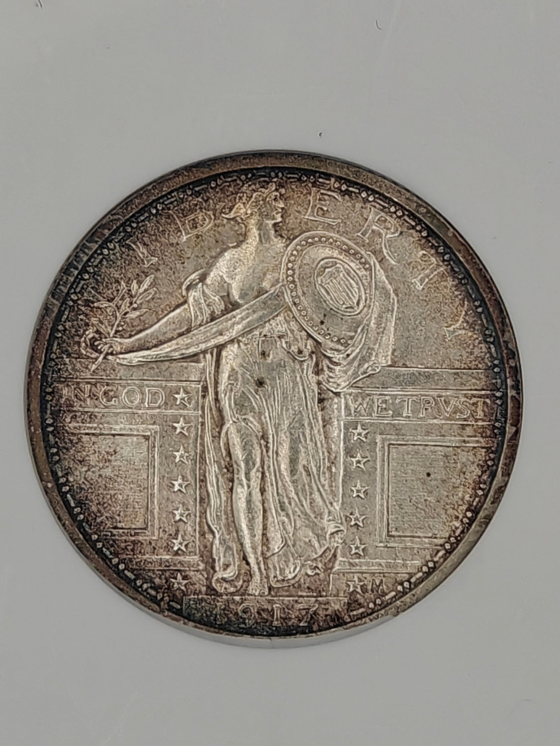 1917 Standing Liberty Quarter Type-I MS-62 ANACS (Full Head)