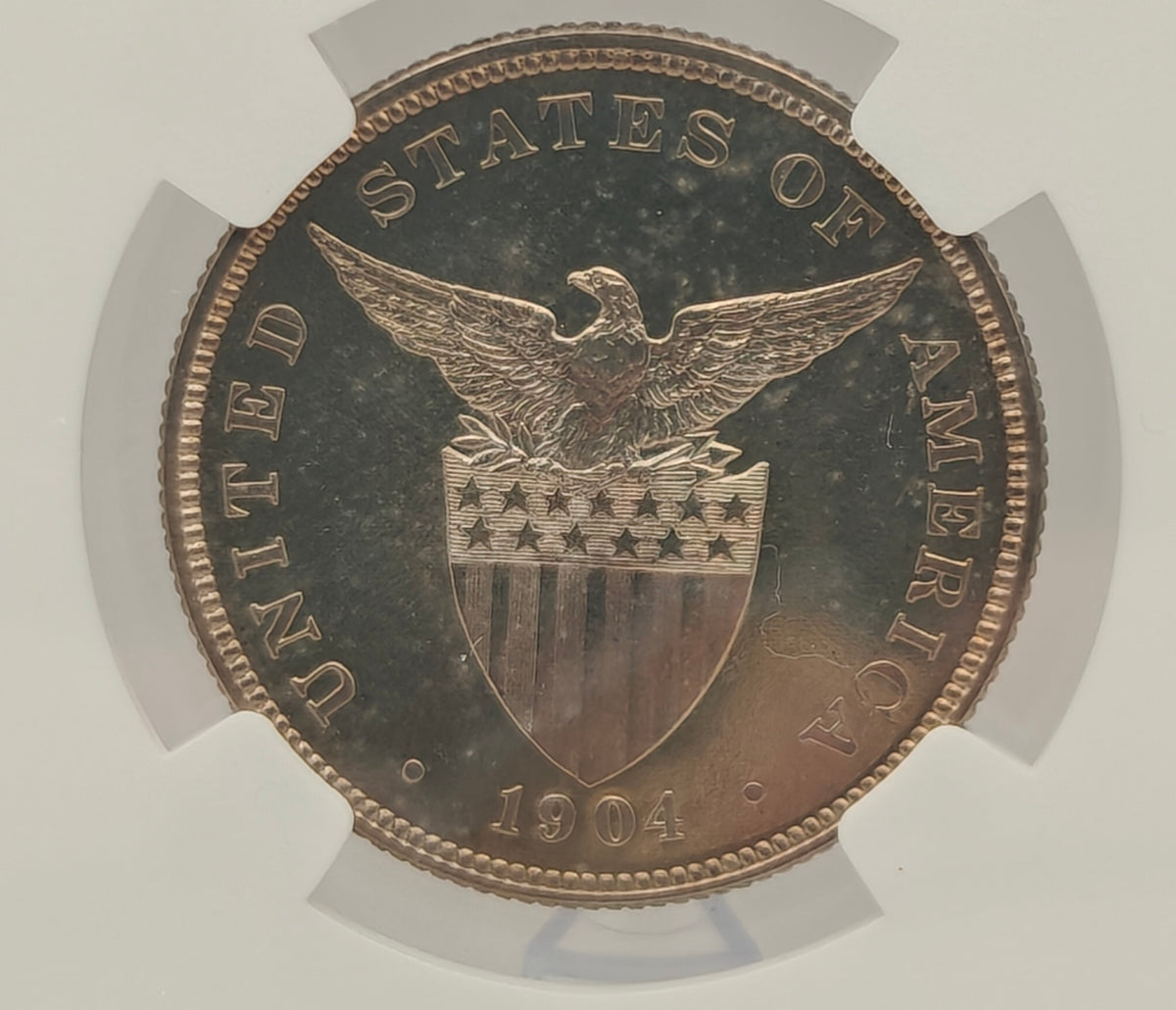1904 Philippines Proof Set 7 Coins PF-58-PF66 NGC