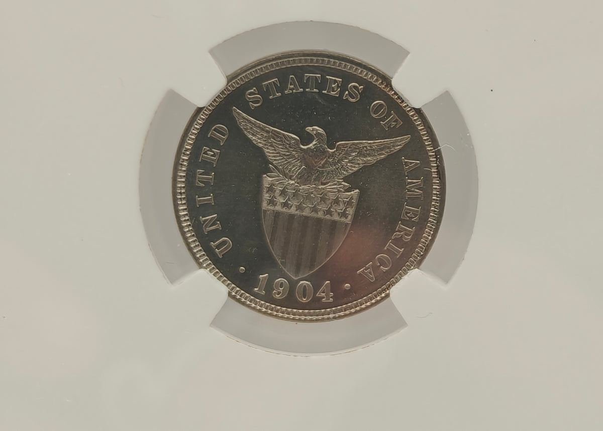 1904 Philippines Proof Set 7 Coins PF-58-PF66 NGC