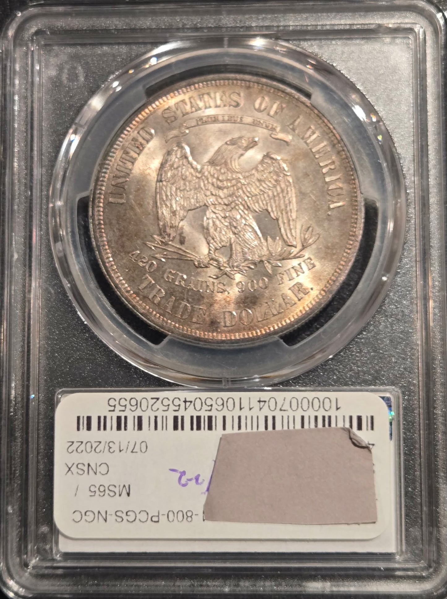 1876 Trade Dollar MS-65 PCGS