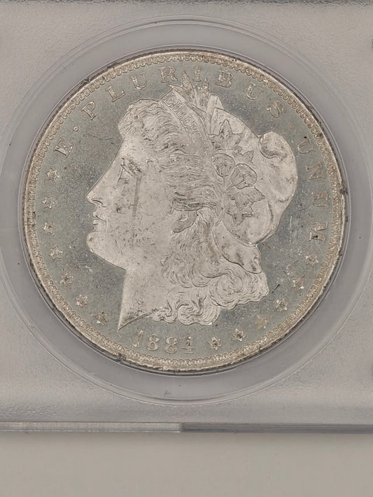 1884-O Morgan Dollar MS-64 PCGS CAC (Rattler)