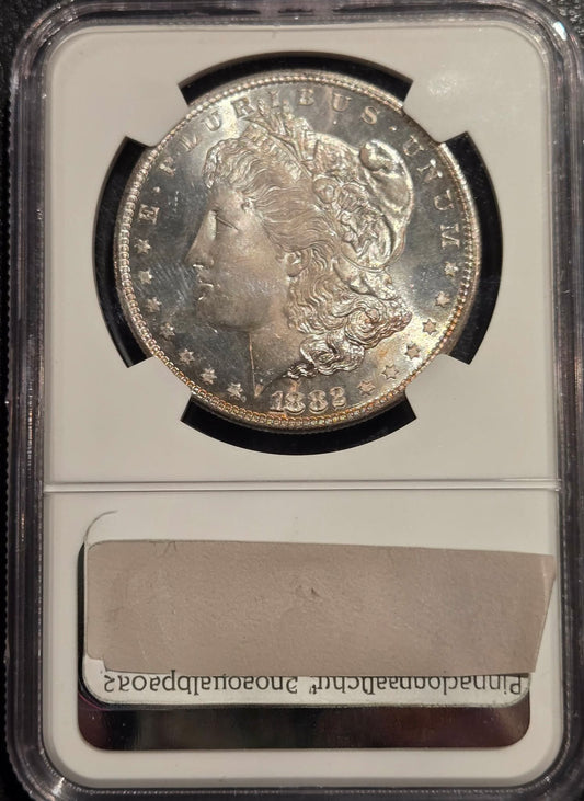 1882-S Morgan Dollar MS-68 NGC (Beautiful Toning)