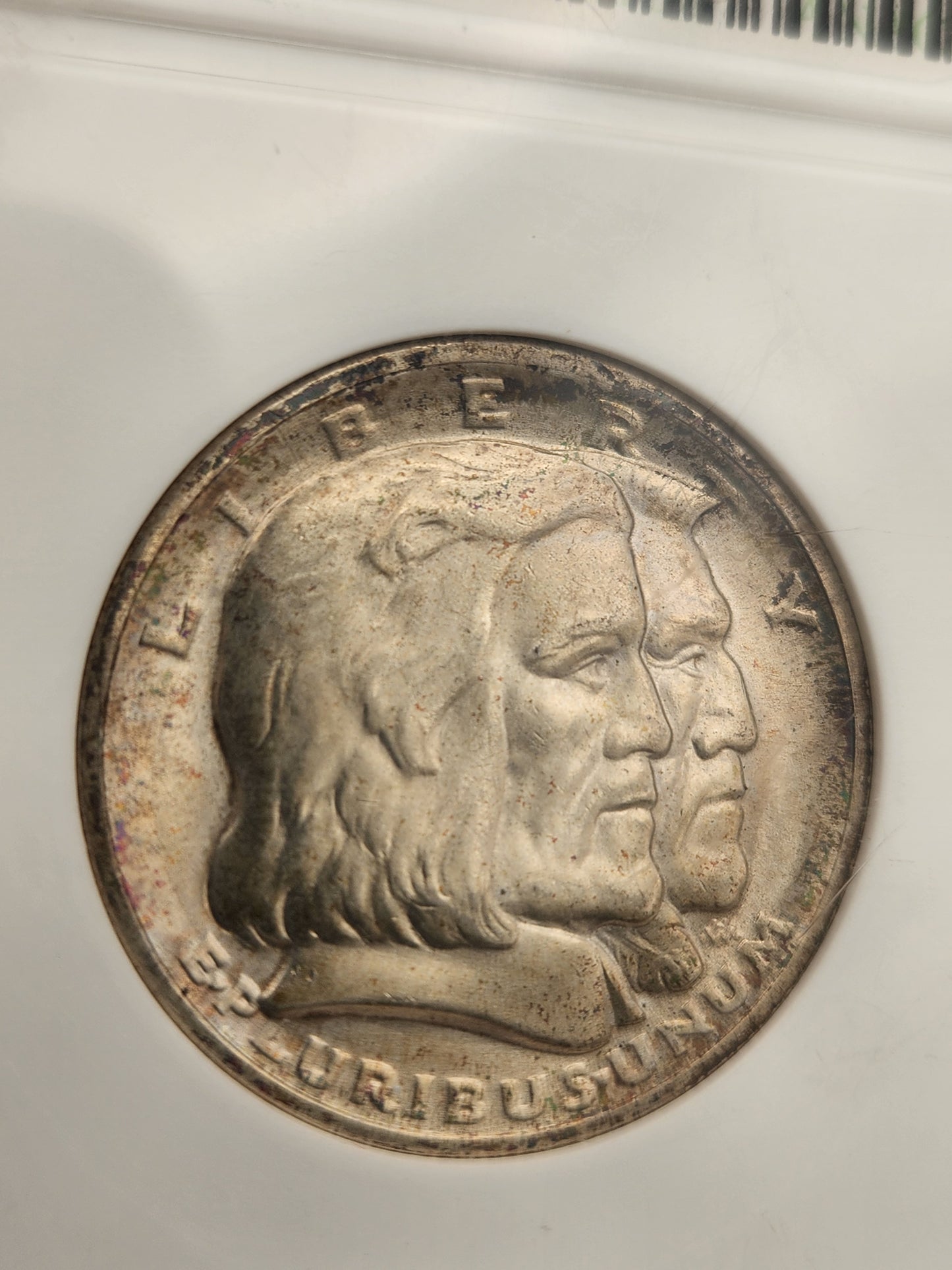 1936 Long Island Commemorative Half Dollar MS-63 ANACS (Soapbox)
