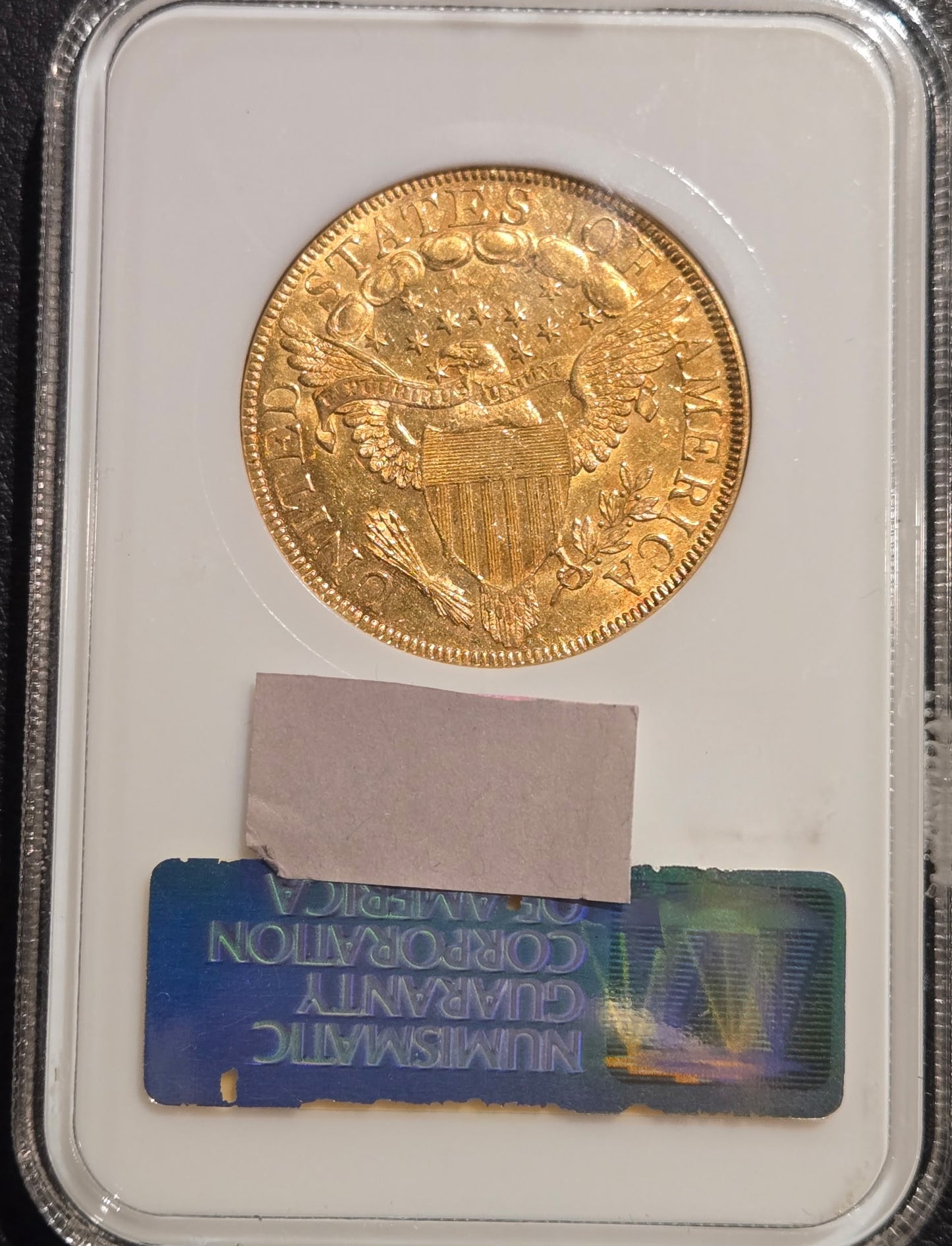 1799 $10 Gold Capped Bust Eagle AU-58 NGC
