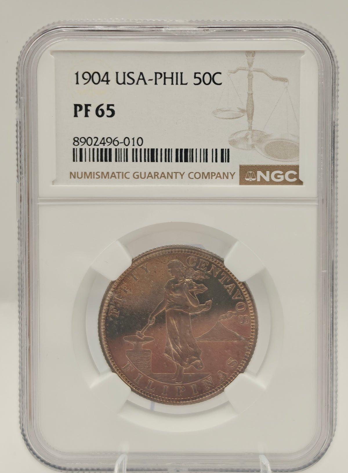 1904 Philippines Proof Set 7 Coins PF-58-PF66 NGC