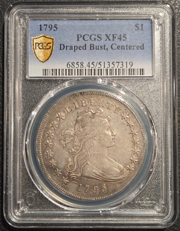 1795 Draped Bust Dollar (Centered) XF-45 PCGS