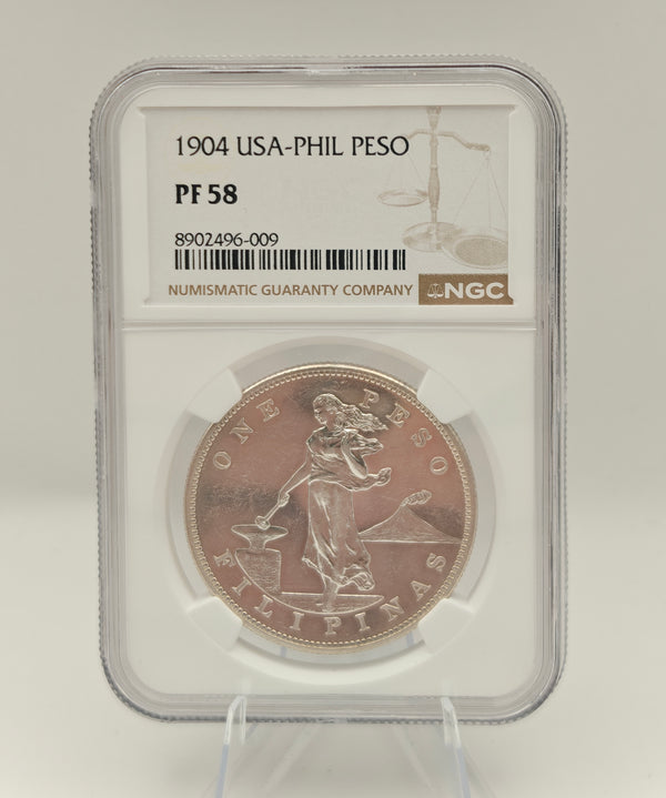 1904 Philippines Proof Set 7 Coins PF-58-PF66 NGC